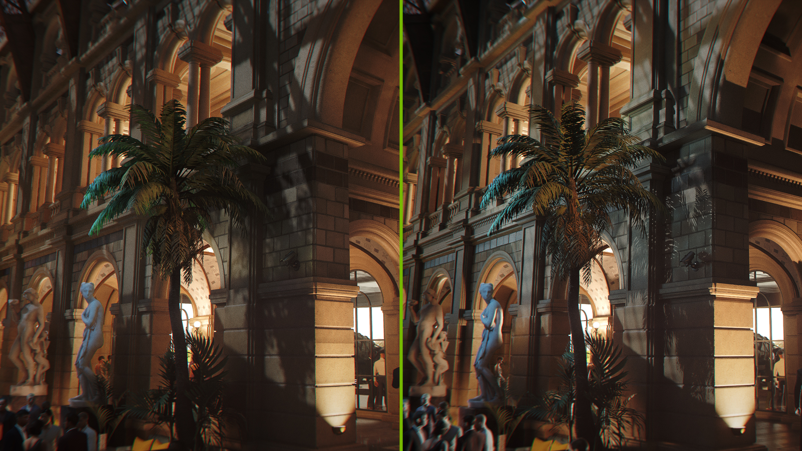 007 First Light RTX OFF vs RTX ON comparison